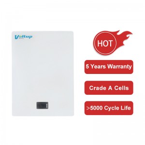 Voltup 51.2VDC 100Ah 200Ah 300Ah 400Ah 600Ah LiFePO4 Storage Battery Pack 16S LFP Lithium ion Battery Pack 5years Warranty