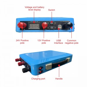 2024 Hot Sale Car Jump Starter Power Bank 12.8v 25.6v Lithium Jump Starter 5 years Warranty