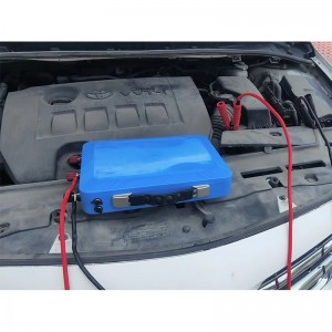 12v 24v Powerful and Portable Car Jump Starter Power Bank for Emergency Use with LED Light