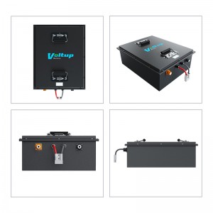 Voltup 48V 105AH Lifepo4 Golf Cart Battery 51.2v 105ah LiFePO4 Battery Pack for Golf Cart Factory Custom